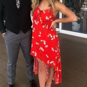 Jack by BB Dakota red floral dress